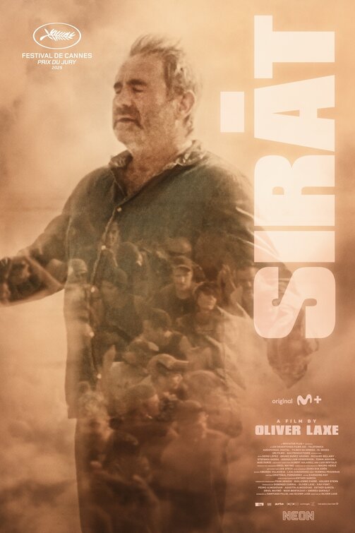 Film poster for Sirat (2025) directed by Oliver Laxe, Cannes Jury Prize winner